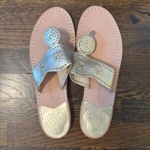 Jack Rogers Metallic Gold Sandals